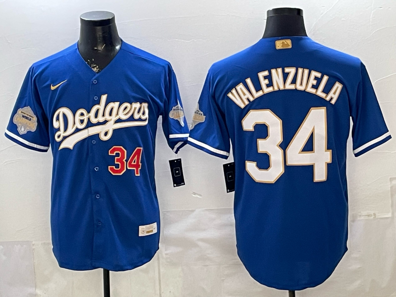 Men Los Angeles Dodgers #34 Valenzuela Game 2026 Nike MLB Jersey 401003